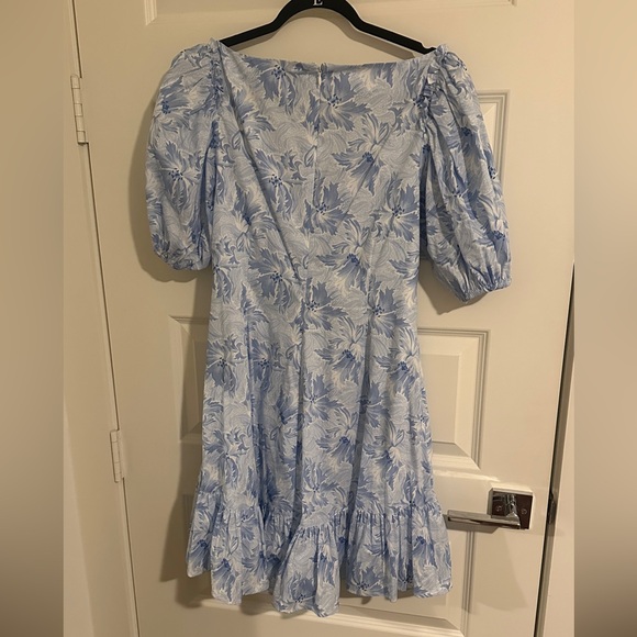 Cinq a Sept Kayla Dress in Periwinkle Multi - Picture 7 of 8